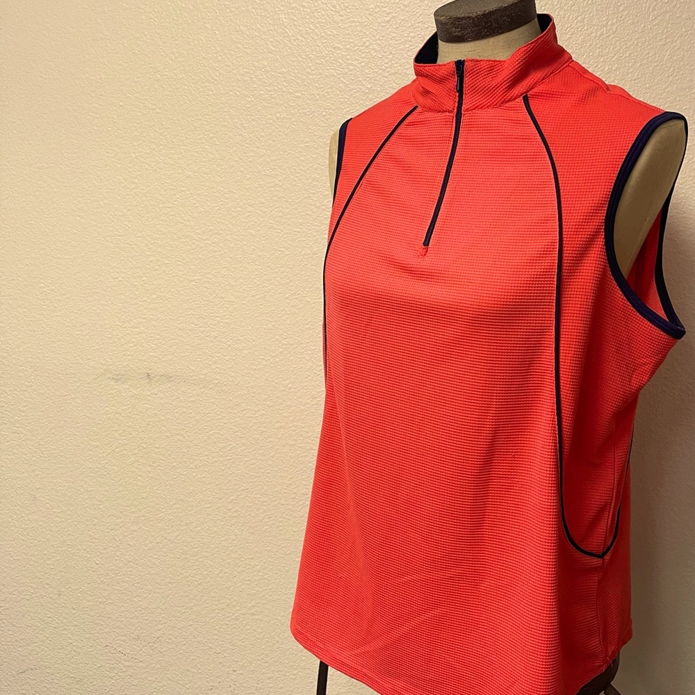Orange and Navy Golf shirt by Swing